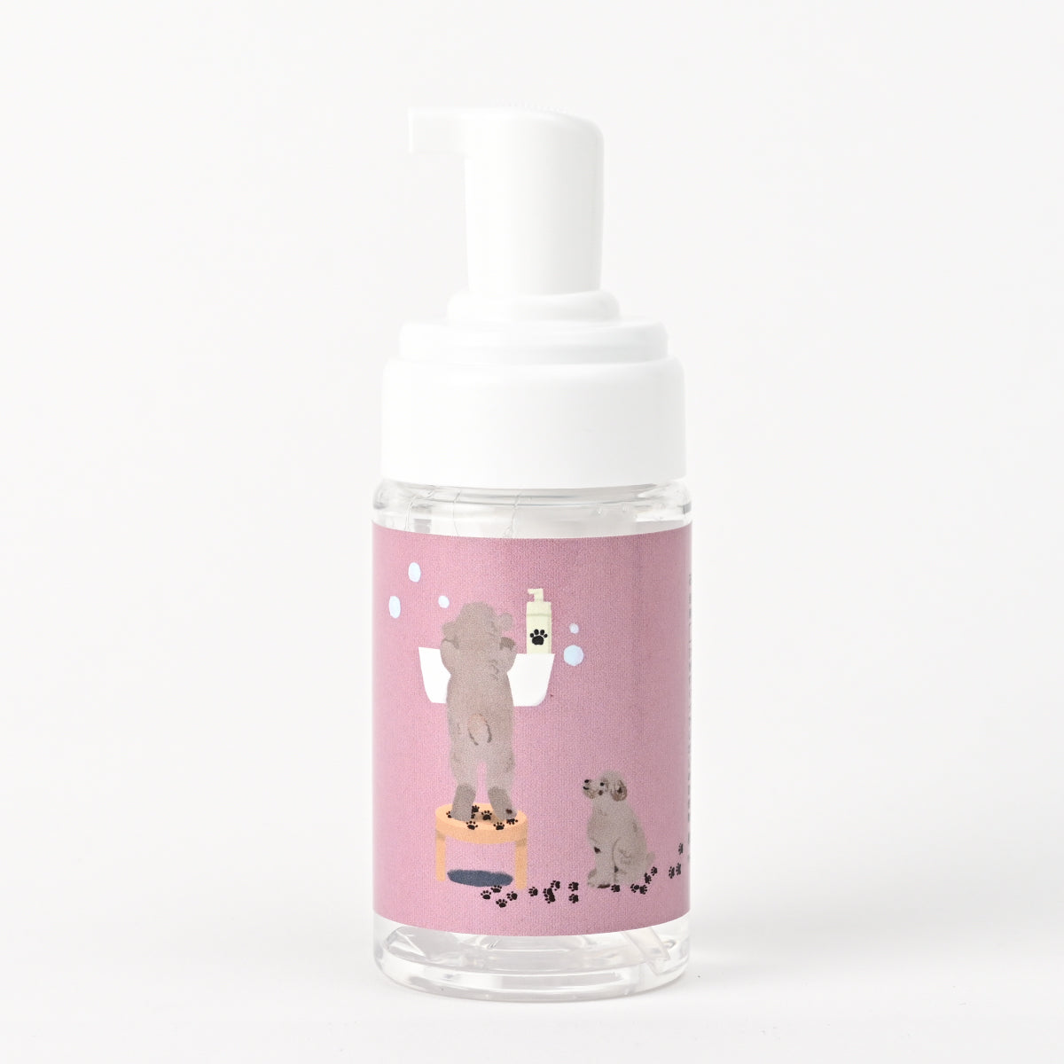 【新製品】石けんワークス 犬用無添加泡の手足洗い用シャンプー100mL (キューピッドピンク/TOY)
