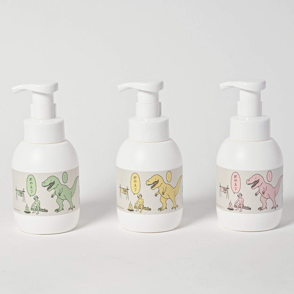 泡用ポンプ容器350mL 「おかえり (35dp101)」