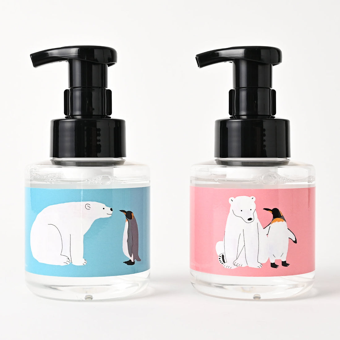 【新製品】無添加泡のハンド２８０ｍL　「シロクマとペンギン」 シリーズ 発売しました