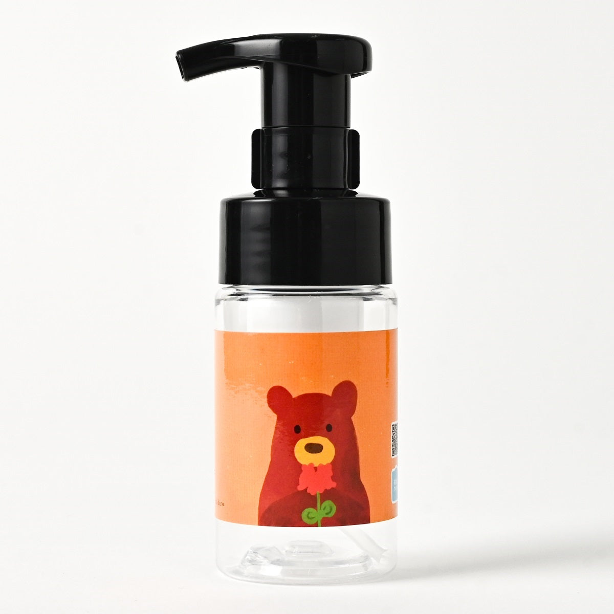 【付替え用ポンプフォマー付き】泡用ポンプ容器１００ｍL 「くまさんと赤いルピナス（BｐP１０ｄｐ０２３（BｐP１０ｄｐ０２１_ ｃｂ)」