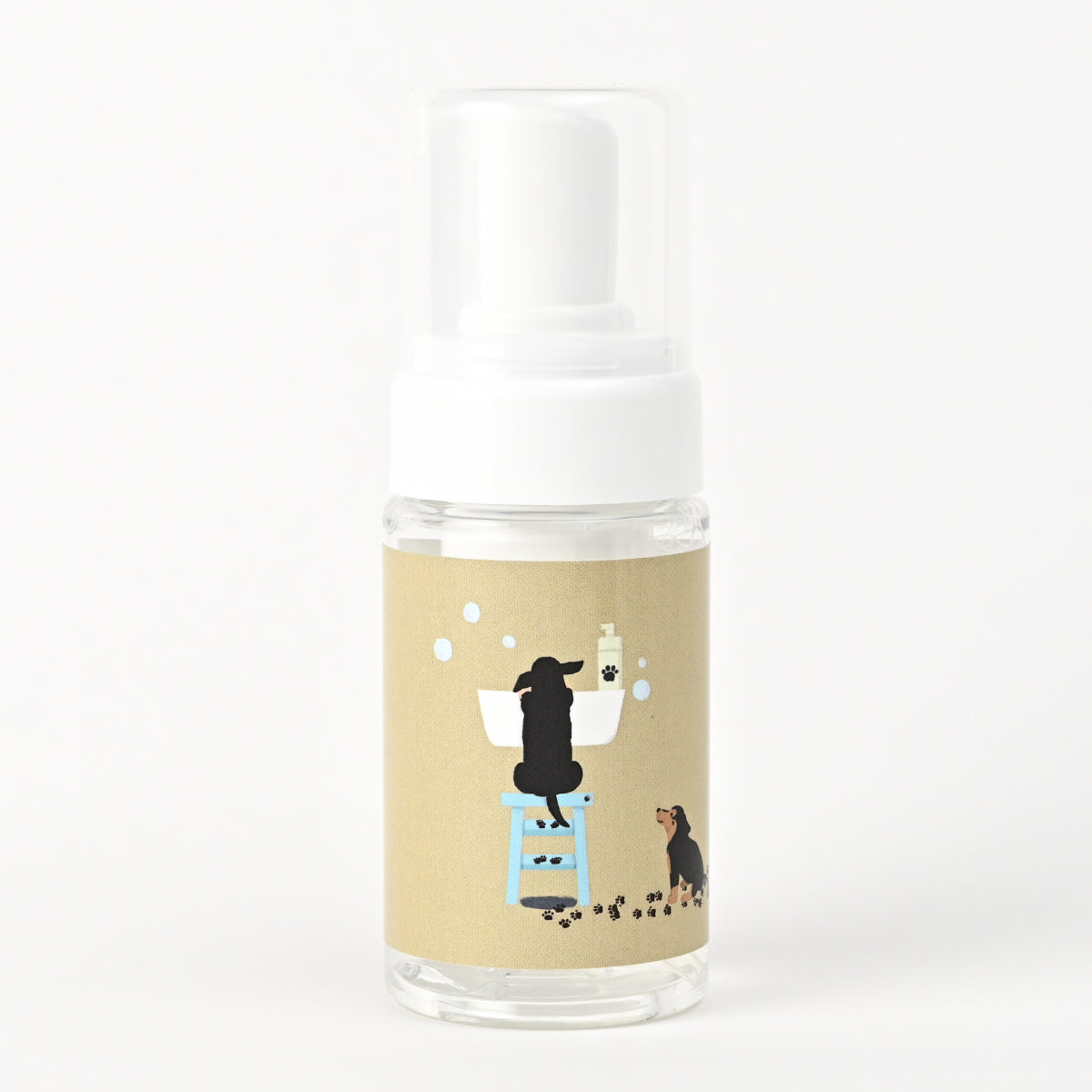 【新製品】石けんワークス 犬用無添加泡の手足洗い用シャンプー１００ｍL　（ハニースイート/MINI）