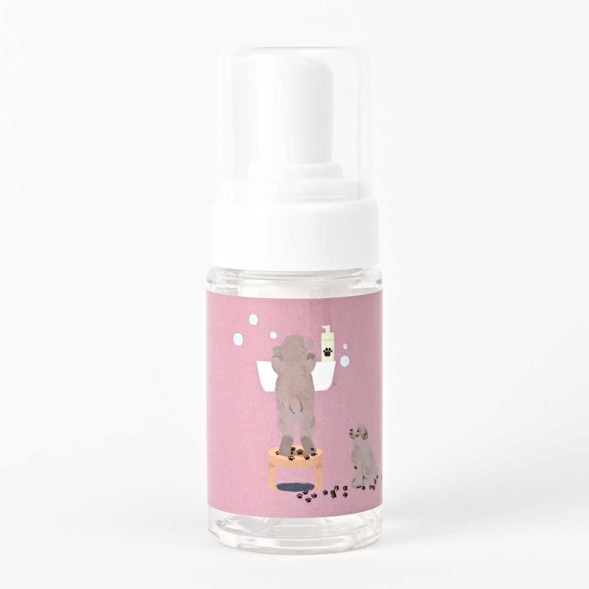 【新製品】石けんワークス 犬用無添加泡の手足洗い用シャンプー１００ｍL　（キューピッドピンク/TOY）