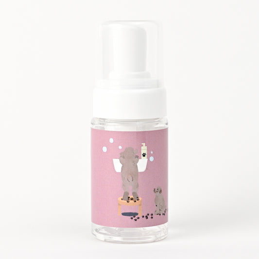 【新製品】石けんワークス 犬用無添加泡の手足洗い用シャンプー１００ｍL　（キューピッドピンク/TOY）