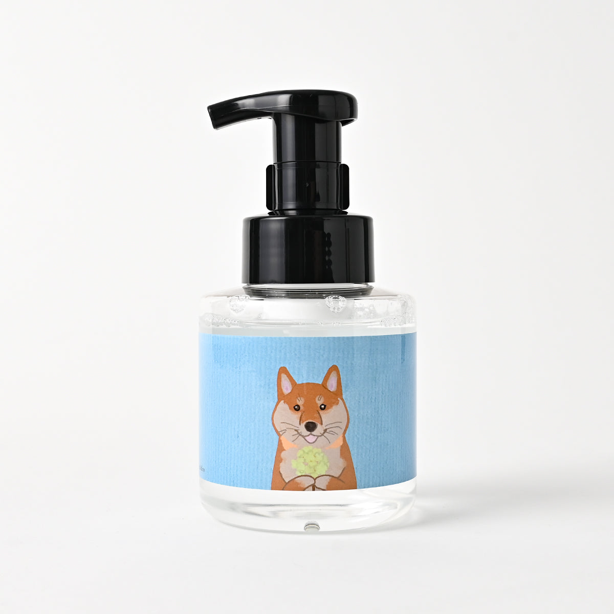 【新製品】石けんワークス泡のハンドソープ280mL 柴犬さんと緑のアジサイ （ ｒｓP２８０-ｄｐ０３５）